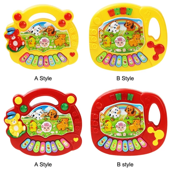 Teclado musical infantil com som de animalzinho - Image 3