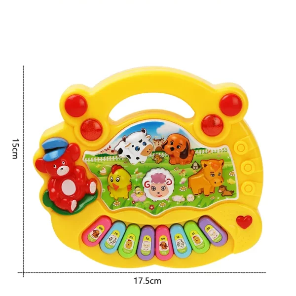 Teclado musical infantil com som de animalzinho - Image 2