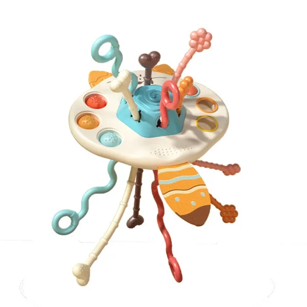 Brinquedos sensoriais para bebês 0-12 meses - Bola / Chocalho / Mordedor de silicone - Image 41