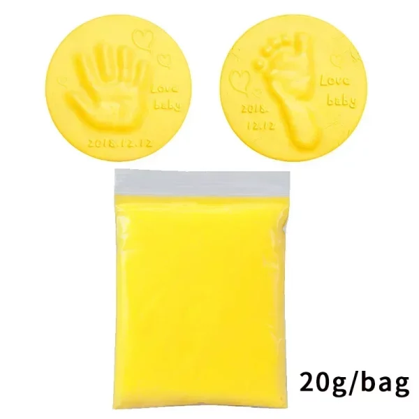 Argila/Areia para brincar 20g - Formato Pé e Mão para bebê recém-nascido - Image 14