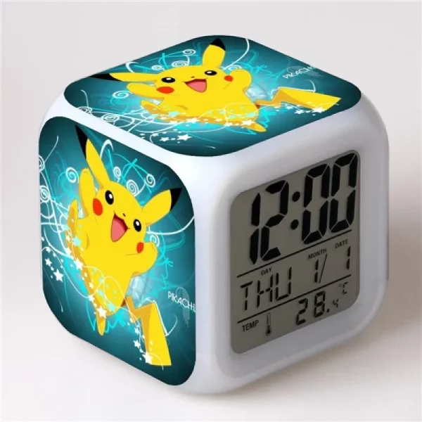 Despertador Digital LED Pokemon Pikachu - Image 5
