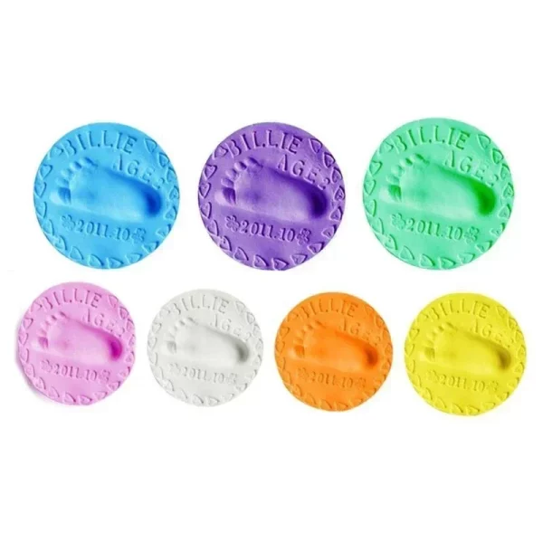 Argila/Areia para brincar 20g - Formato Pé e Mão para bebê recém-nascido - Image 4