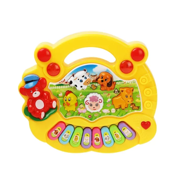 Teclado musical infantil com som de animalzinho - Image 7