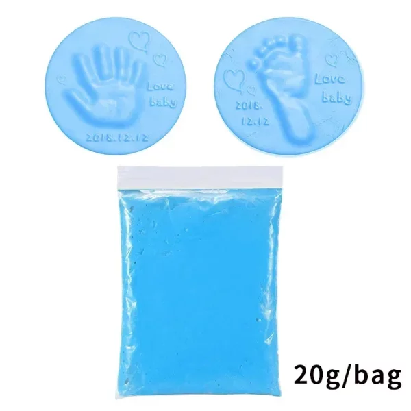 Argila/Areia para brincar 20g - Formato Pé e Mão para bebê recém-nascido - Image 8