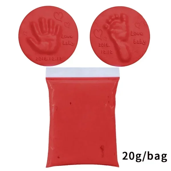 Argila/Areia para brincar 20g - Formato Pé e Mão para bebê recém-nascido - Image 12