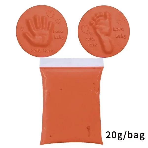 Argila/Areia para brincar 20g - Formato Pé e Mão para bebê recém-nascido - Image 11