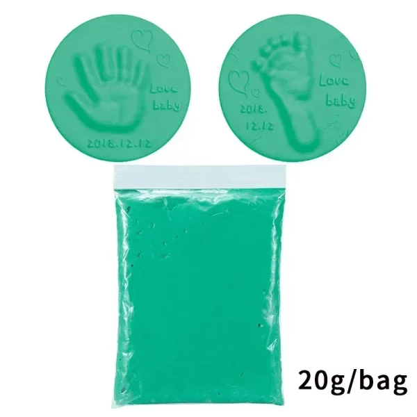 Argila/Areia para brincar 20g - Formato Pé e Mão para bebê recém-nascido - Image 10
